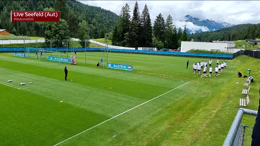 VIDEO. Austria, l'allenamento alla vigilia dell'Italia
