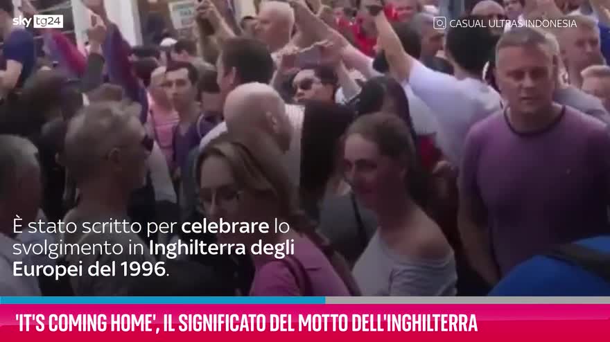 VIDEO 'It's coming home', il motto dell'Inghilterra