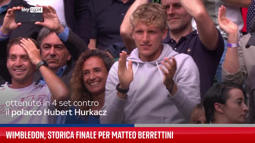 Wimbledon, storica finale per Matteo Berrettini
