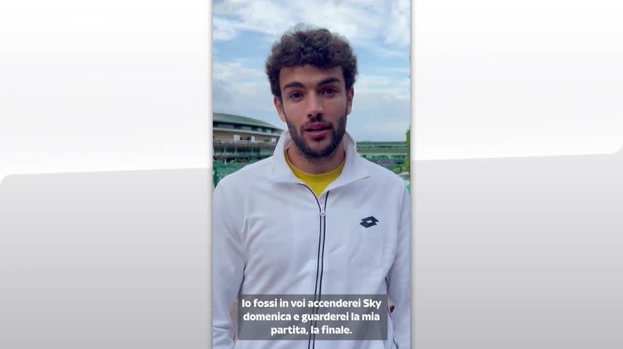 Berrettini in finale a Wimbledon: 