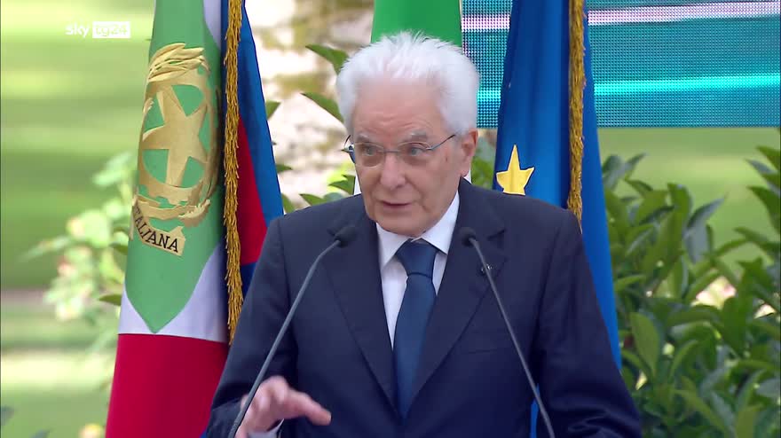 Azzurri, Mattarella: