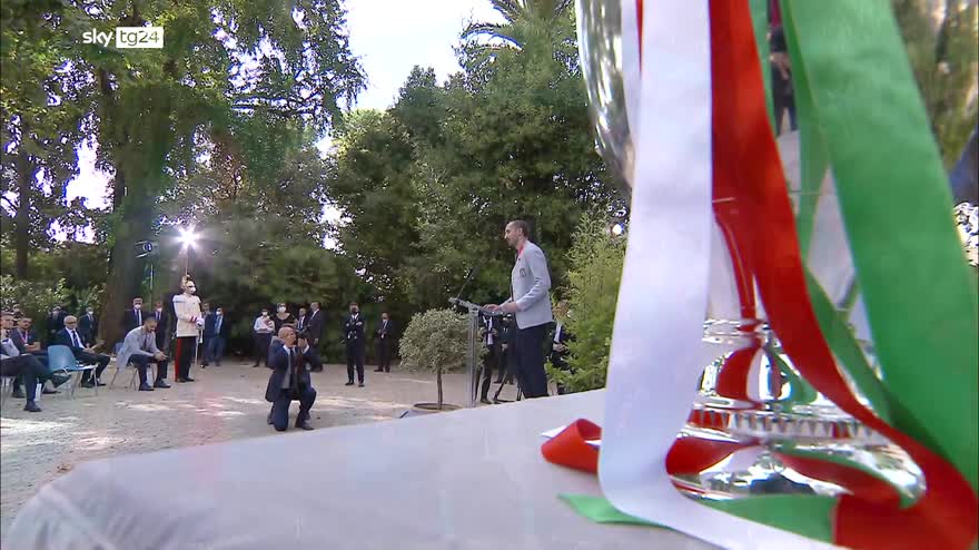 Chiellini: ci siamo sentiti fratelli d'Italia