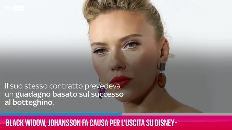 VIDEO Black Widow, Johansson fa causa per l’uscita Disney+