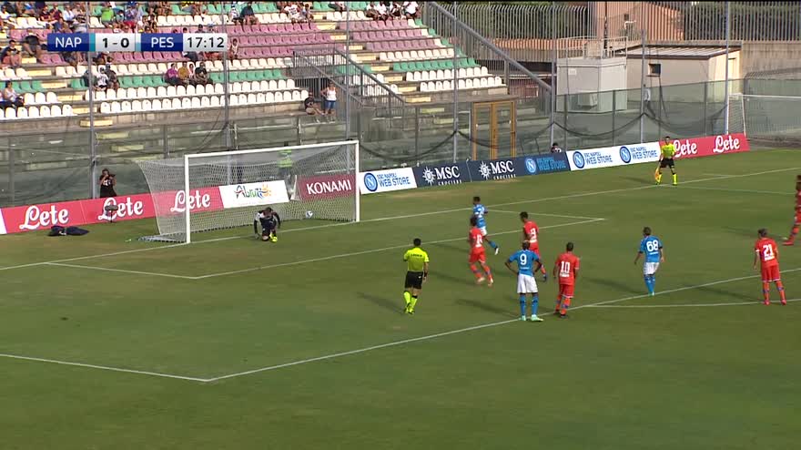 VIDEO. Napoli-Pescara 4-0, gol e highlights