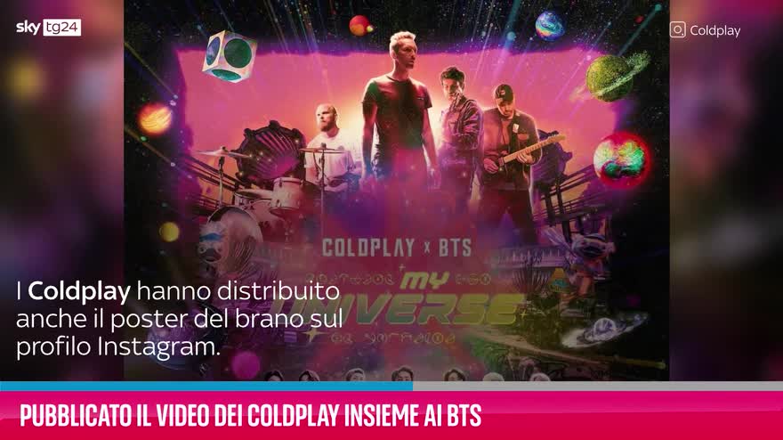 VIDEO Pubblicato il video dei Coldplay insieme ai BTS