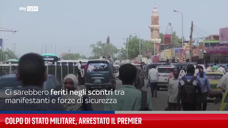 Colpo di Stato militare in Sudan, arrestato il premier