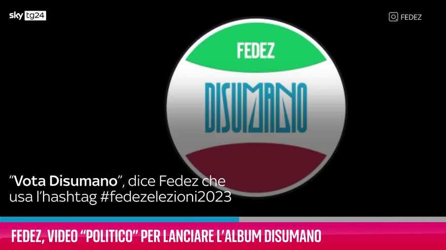 VIDEO Fedez, video “politico” per lanciare l’album Disumano