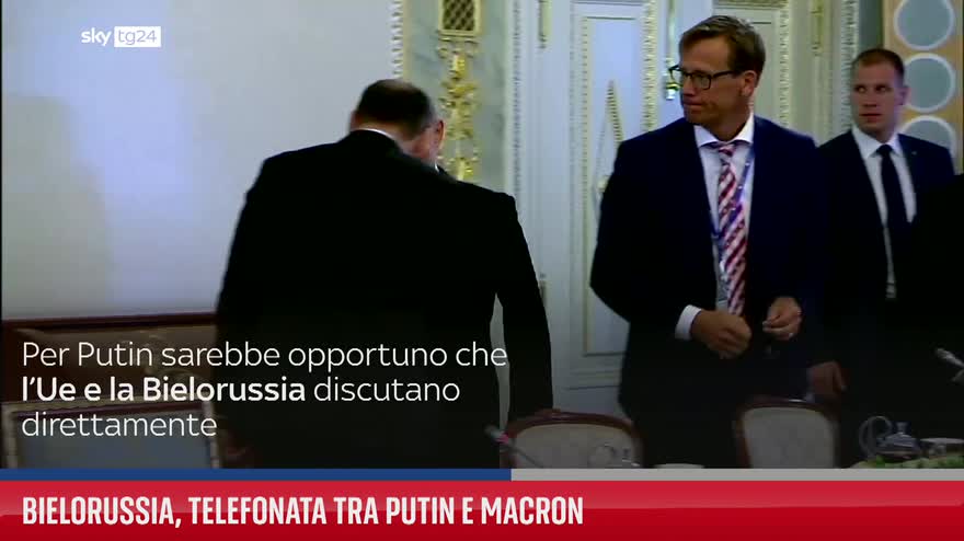 Bielorussia, telefonata tra Putin e Macron