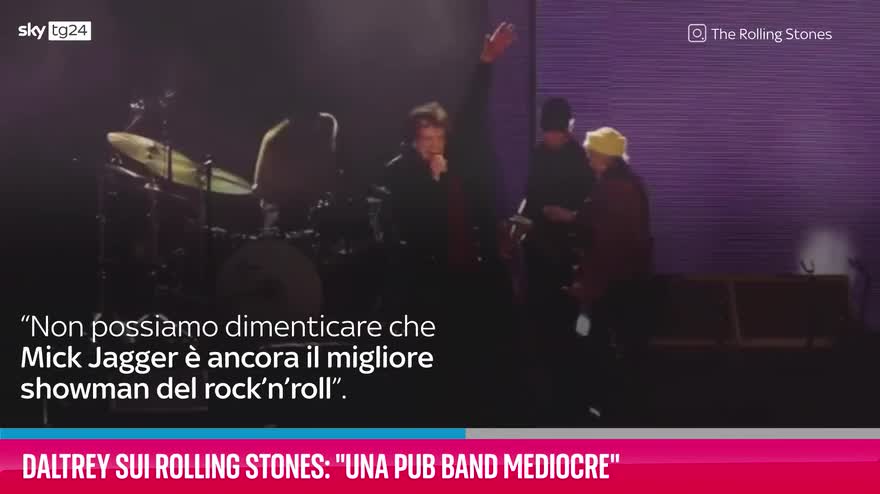 VIDEO Daltrey sui Rolling Stones: