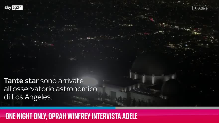 VIDEO One night only, Oprah Winfrey intervista Adele