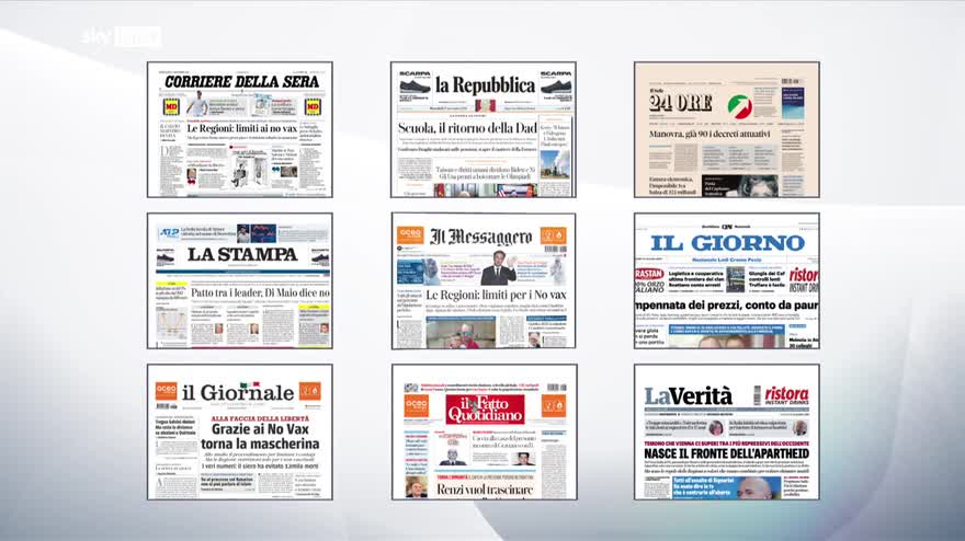 Rassegna stampa del 17 novembre