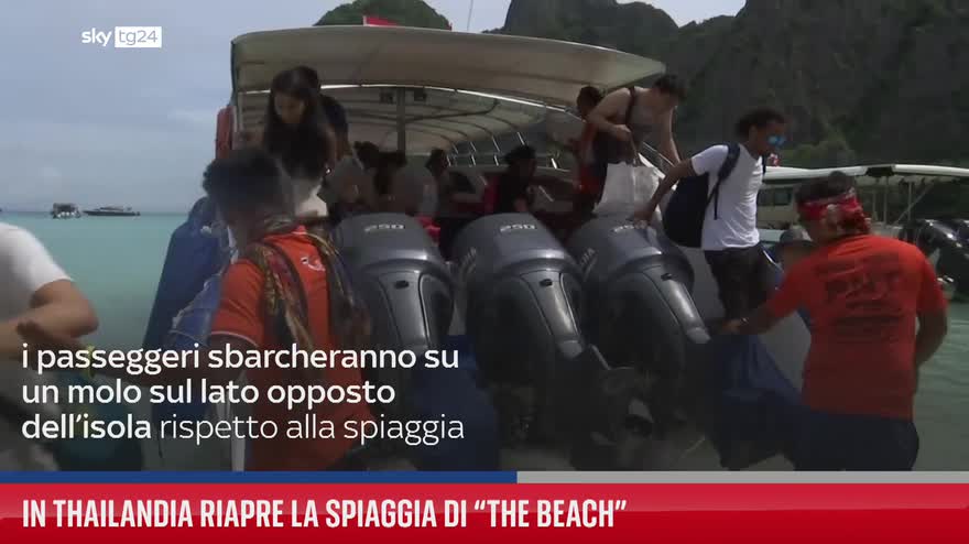 In Thailandia riapre la spiaggia di 