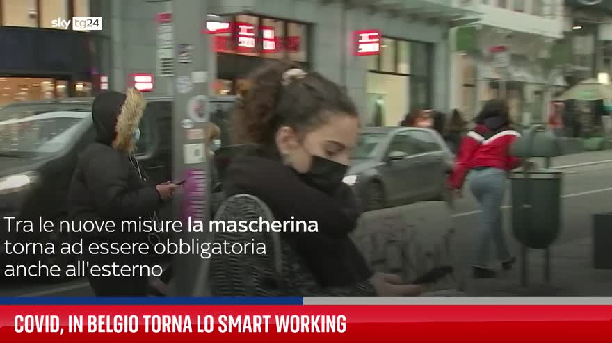 Covid, in Belgio torna lo smart working