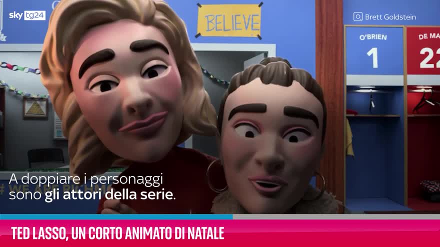 VIDEO Ted Lasso, un corto animato di Natale