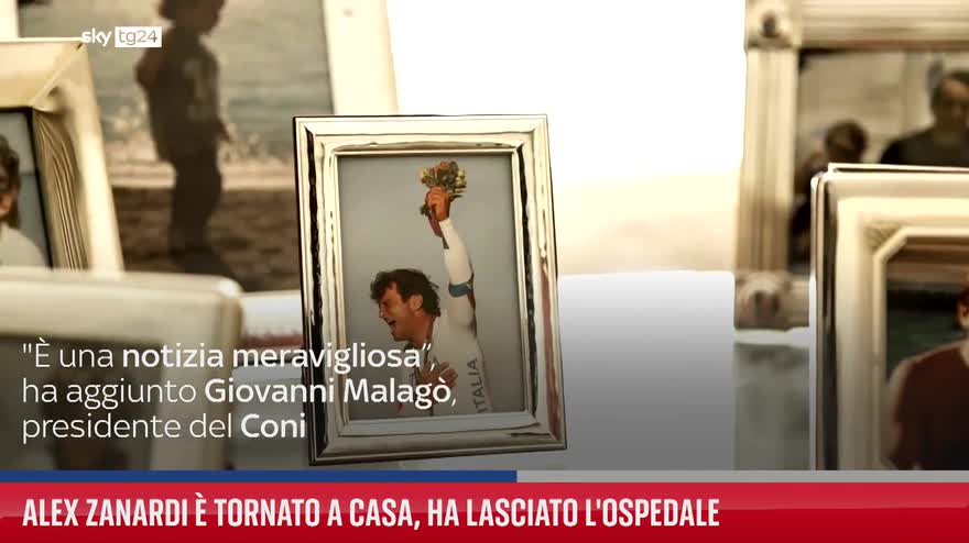 Alex Zanardi è tornato a casa, ha lasciato l'ospedale