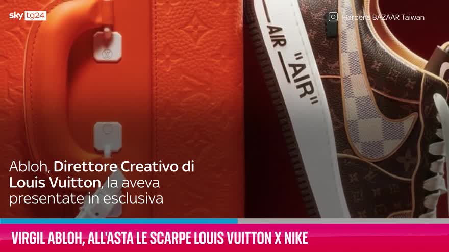Louis Vuitton x Nike Air Force 1: prezzo e modalità di rilascio