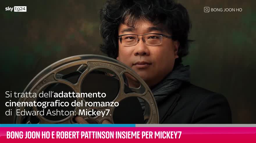 VIDEO Bong Joon Ho e Robert Pattinson insieme per Mickey7