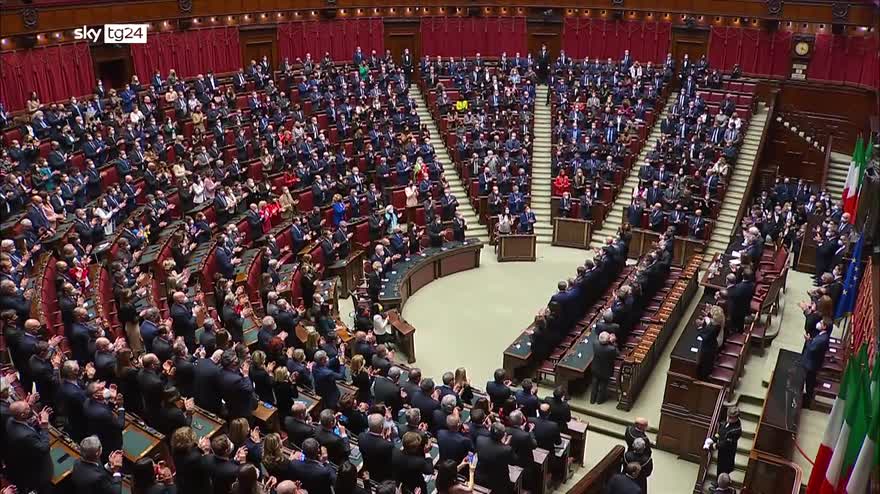 Mattarella bis, il momento del giuramento. VIDEO