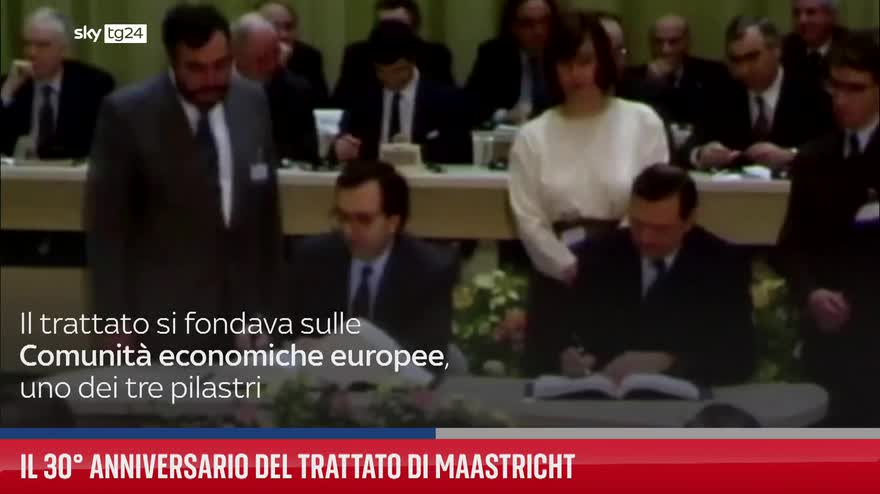 Trattato di Maastricht, 30 anni fa la firma: cos'è