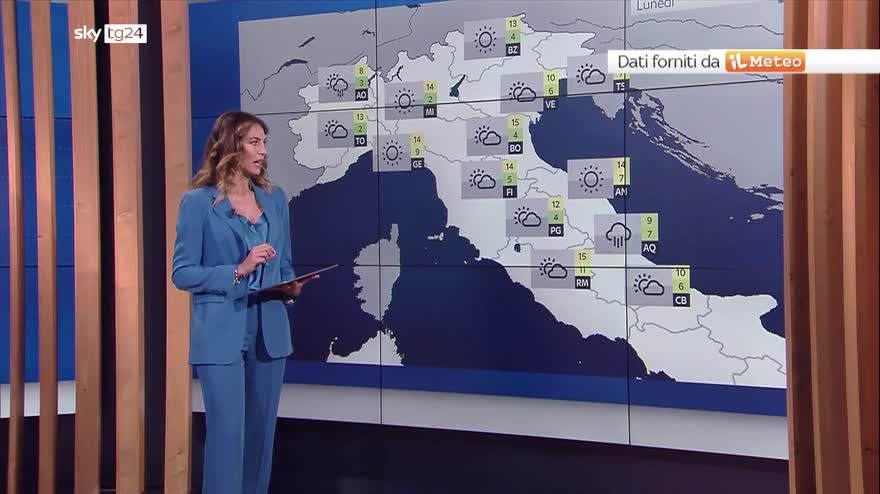 Meteo: weekend nuvoloso con clima mite al centro sud