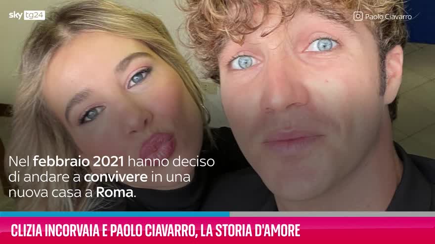 VIDEO Clizia Incorvaia e Paolo Ciavarro, la storia d'amore