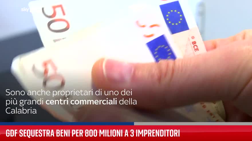 Gdf sequestra beni per 800 milioni a 3 imprenditori