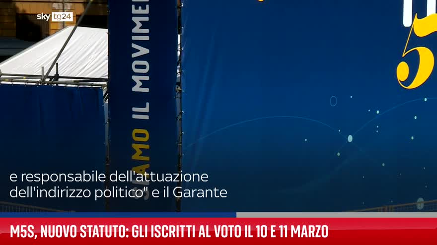 M5S, nuovo Statuto: gli iscritti al voto il 10 e 11 marzo