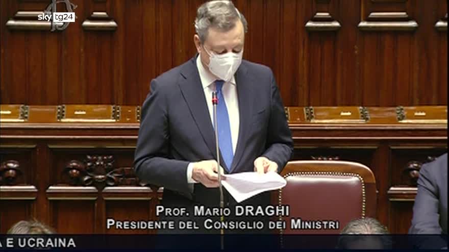 Ucraina, Draghi: maggioranza e opposizione siano unite