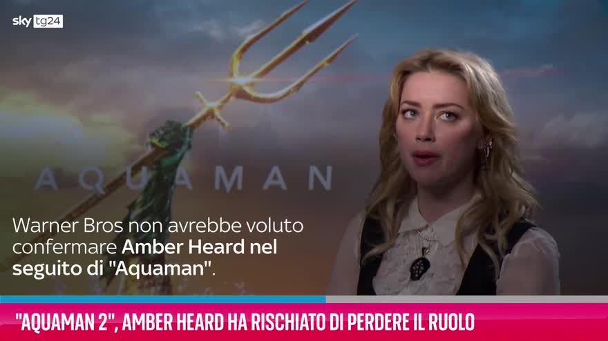Aquaman 2, Amber Heard rischia di perdere il ruolo per problemi con Jason  Momoa