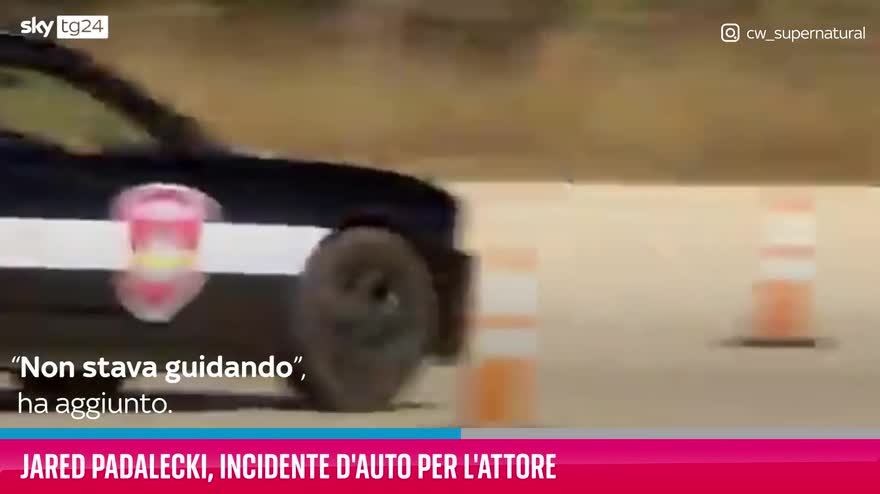 VIDEO Jared Padalecki, incidente d'auto per l'attore
