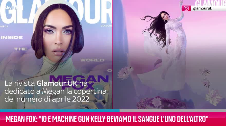 VIDEO Megan Fox e Machine Gun Kelly bevono il loro sangue