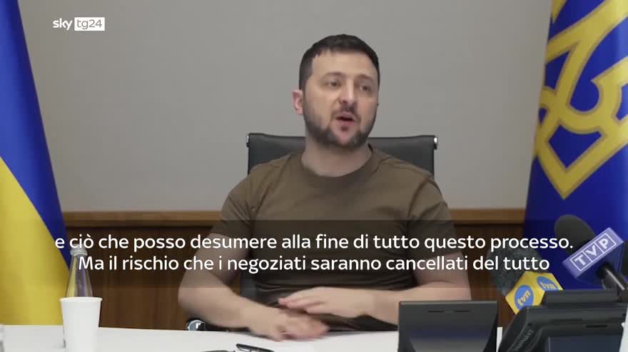 Zelensky: negoziati difficili, dobbiamo sperare