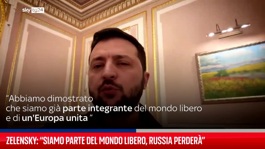 Ucraina, Zelensky: noi con mondo libero, Russia sola