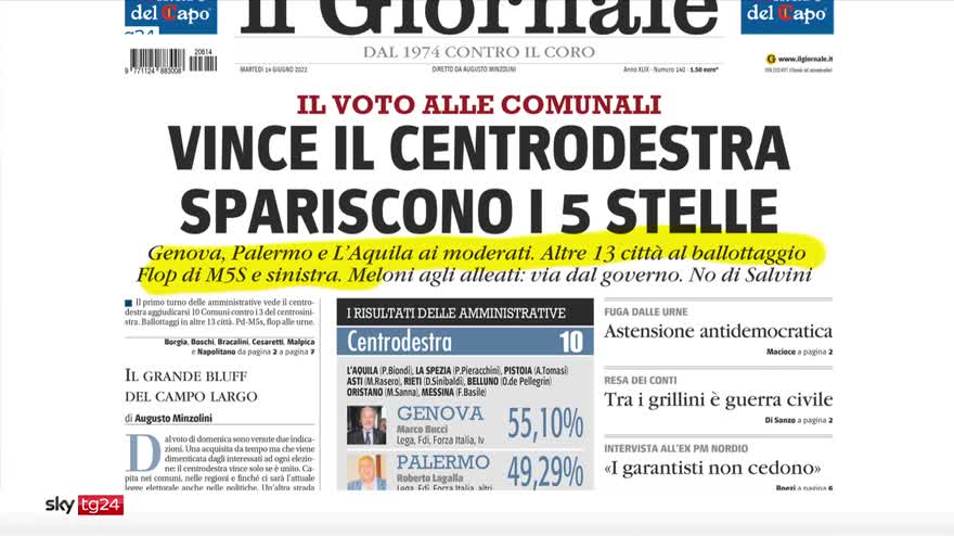 Rassegna stampa del 14 giugno