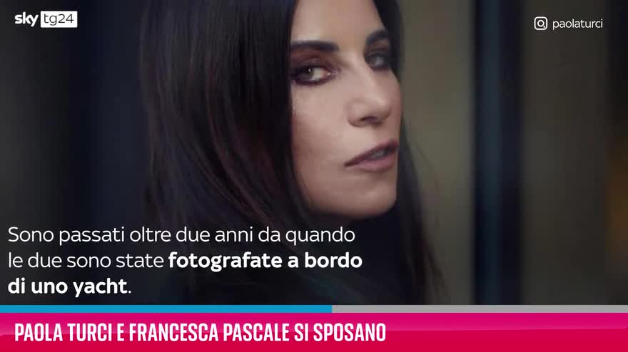 VIDEO Paola Turci e Francesca Pascale si sposano