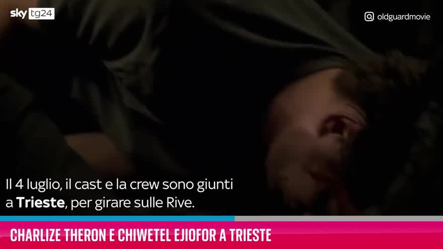 VIDEO Charlize Theron e Chiwetel Ejiofor a Trieste