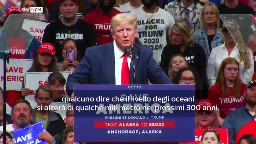 Trump: si alzano oceani? Avremo più ville con vista mare