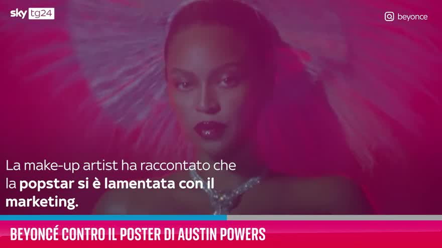 VIDEO Beyoncé contro il poster di Austin Powers