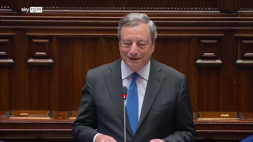 L'intervento di Draghi alla Camera
