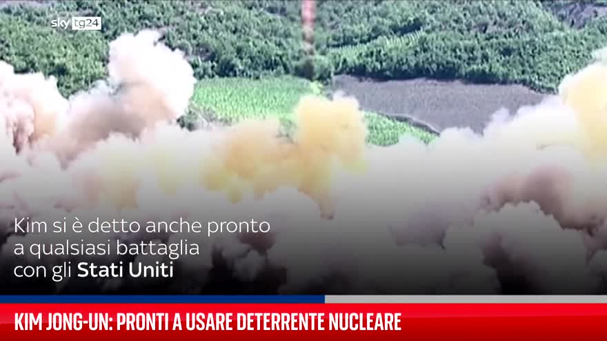 Kim Jong-un: pronti a usare deterrente nucleare