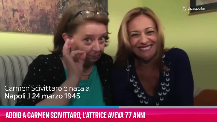 VIDEO Addio a Carmen Scivittaro, l'attrice aveva 77 anni