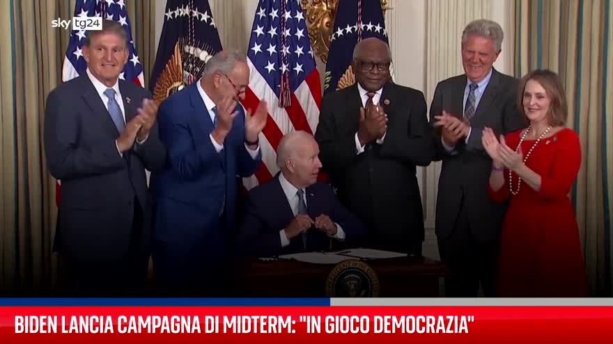 Biden lancia campagna di Midterm: