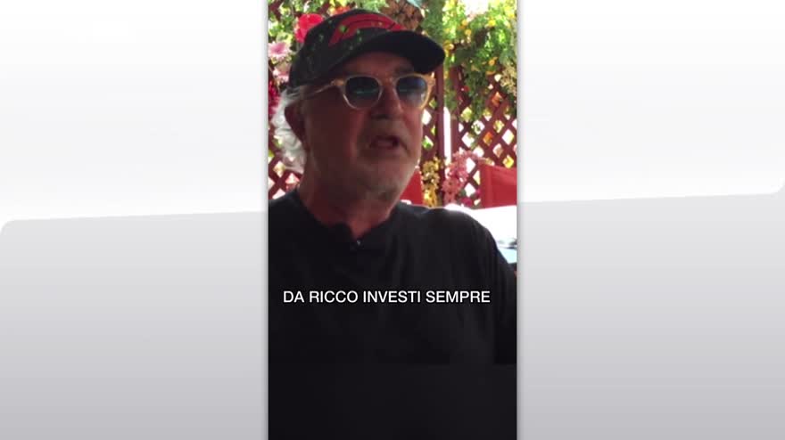Briatore su Instagram: poveri non creano lavoro