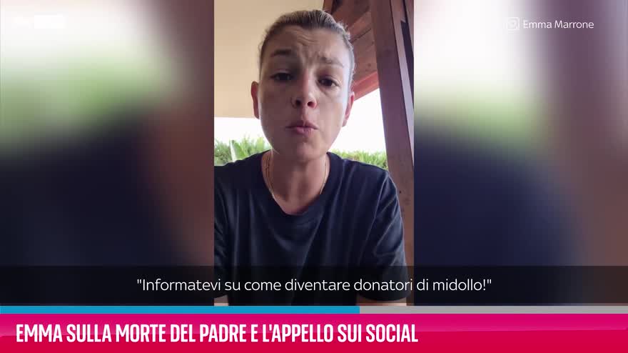 VIDEO Emma sulla morte del padre e l'appello sui social