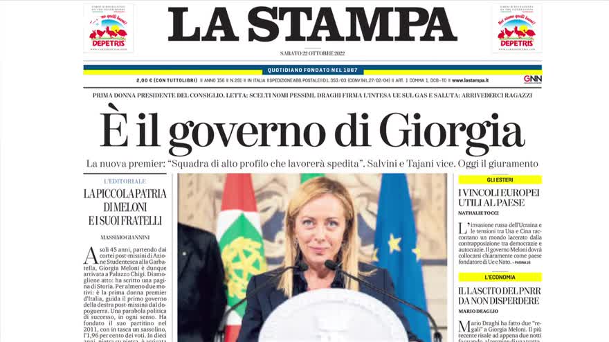 La rassegna stampa di Sky TG24 del 22.10.2022
