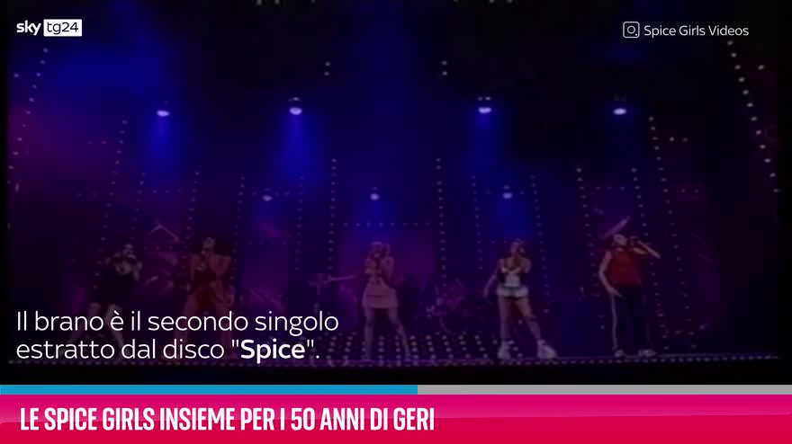 VIDEO Le Spice Girls insieme per i 50 anni di Geri