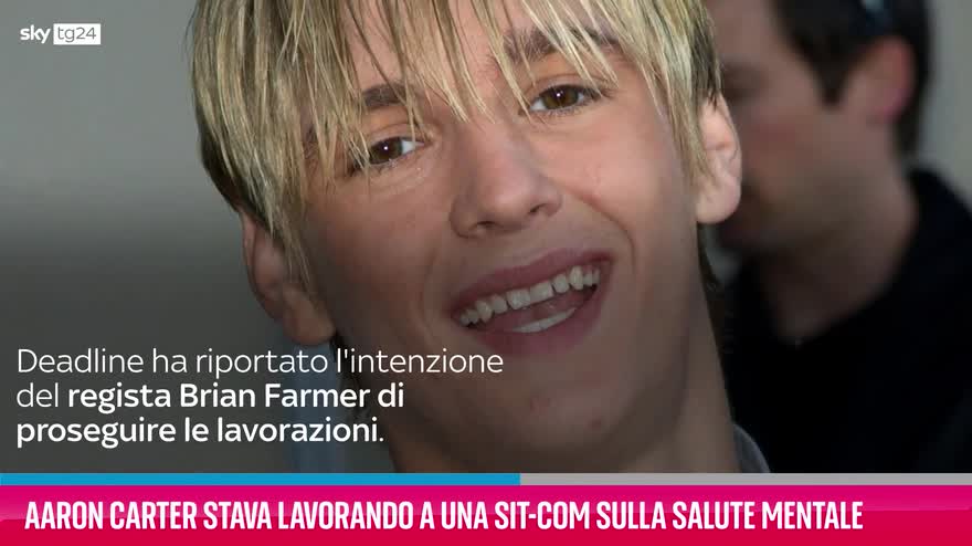 VIDEO Aaron Carter lavorava a una sit-com su salute mentale
