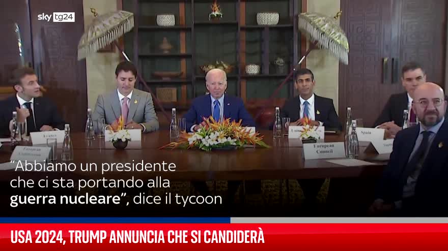 Usa 2024, Donald Trump annuncia che si candider� di nuovo alla Casa Bianca