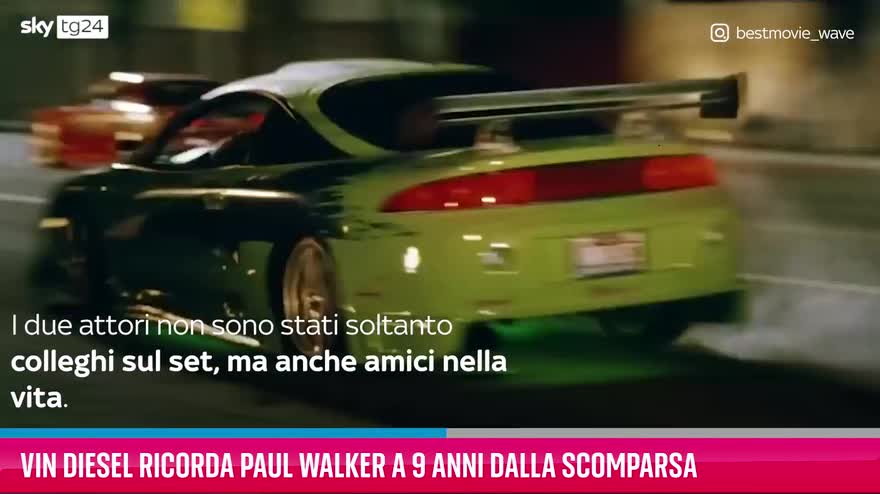 VIDEO Vin Diesel ricorda Paul Walker