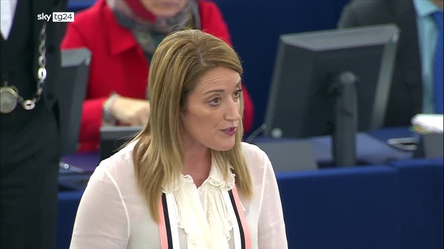 Qatargate, Metsola: l'Europarlamento è sotto attacco